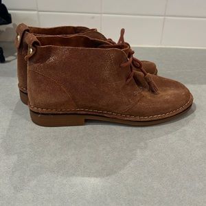 Hush Puppies Sz 8 Cyra Catelyn Chukka Shimmer Brown Boot